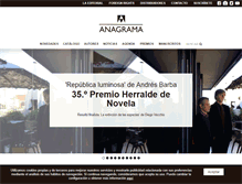 Tablet Screenshot of anagrama-ed.es